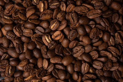 Full frame shot of coffee beans