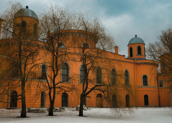 Low angle view of church