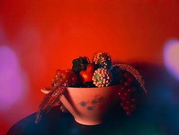 Close-up of fruit in bowl