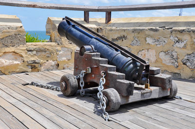 Cannon at observation point