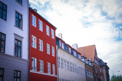 Low angle view of building against sky