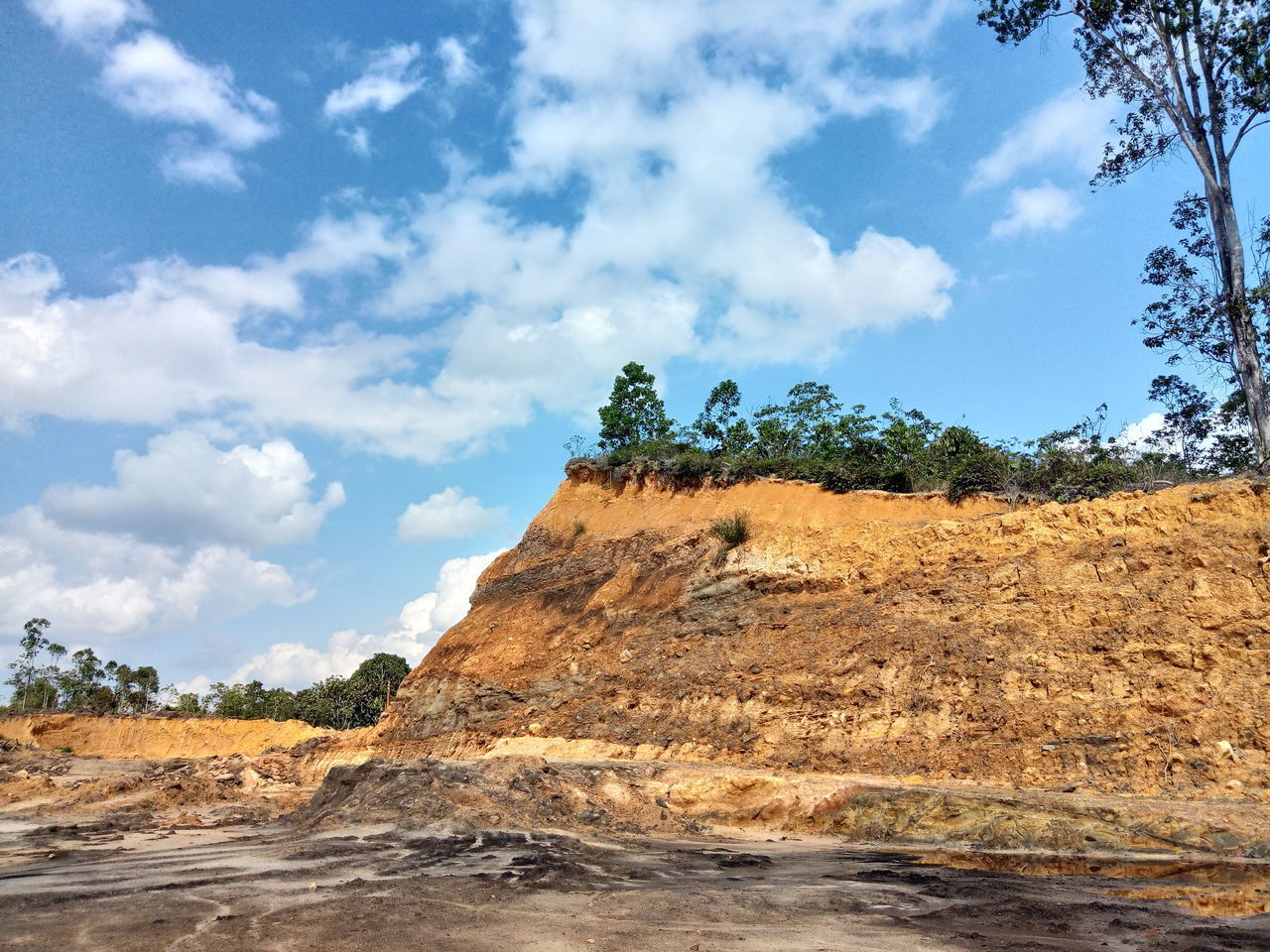 SCENIC VIEW OF ROCK FORMATION AGAINST SKY