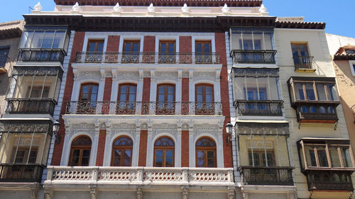 Low angle view of building against sky