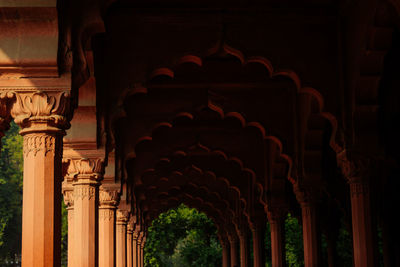 Low angle view of historical building