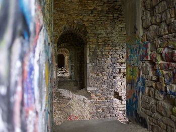 Entrance of historic building