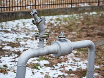 Close-up of water pipe