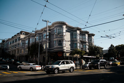 View of city street
