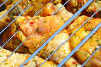 Close-up of food for sale in market