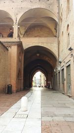 Archway of old building