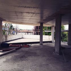 Empty benches in the dark