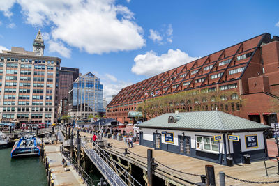 View of buildings in city