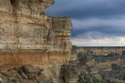 View of rock formations