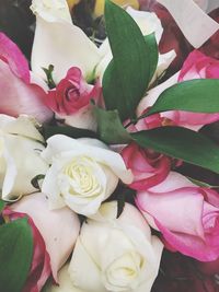 Close-up of rose bouquet