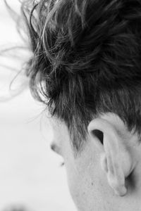Close-up portrait of boy