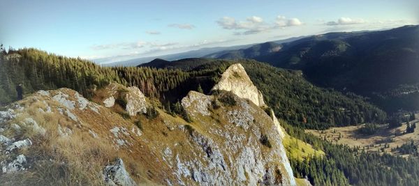 Panoramic view of landscape against sky