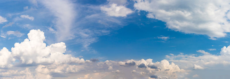 Low angle view of clouds in sky