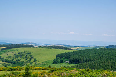 Scenic view of landscape against sky