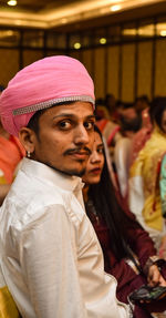 Portrait of smiling man