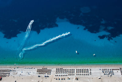 Aerial view of sea