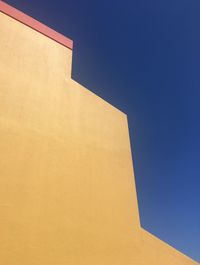 Low angle view of building against clear sky