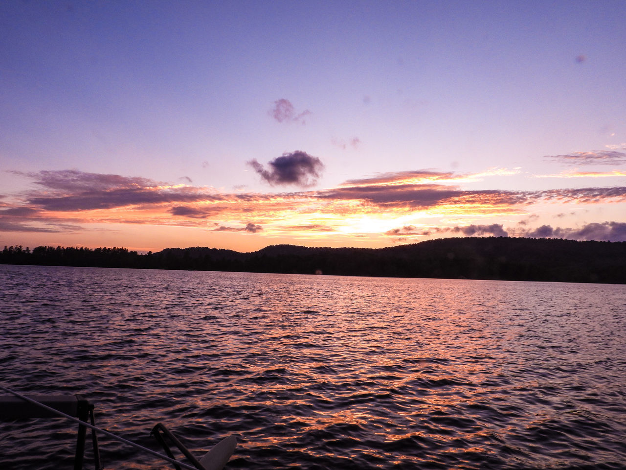 SCENIC VIEW OF SEA DURING SUNSET