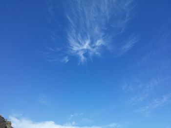 Low angle view of cloudy sky