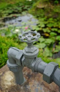 Close-up of water pipe