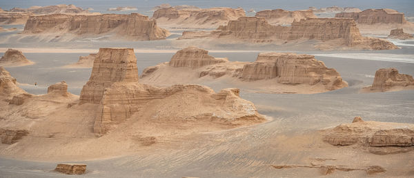 Rock formations in a desert