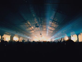 People enjoying at concert