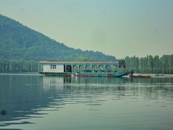 Boat in lake