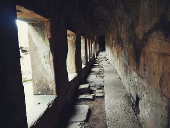 Corridor in sunlight