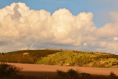 Panoramic view of landscape against sky