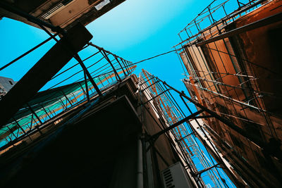 Low angle view of buildings against sky