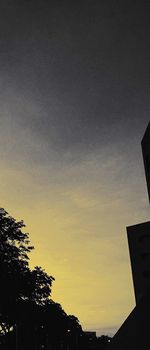 Low angle view of buildings against sky