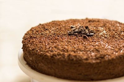 Close-up of chocolate cake