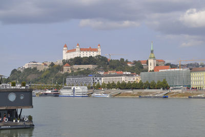 The castle in bratislava at summertime