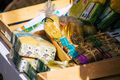 Close-up of food for sale