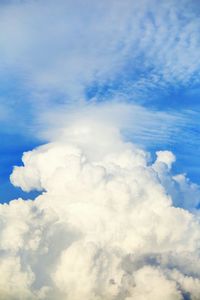 Aerial view of cloudscape