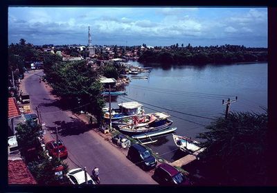 Boats in harbor