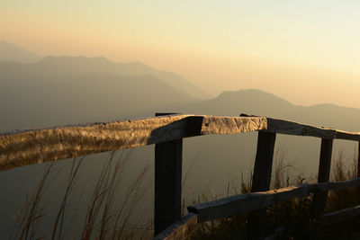 Pastel colors in beautifully fenced evenings.	