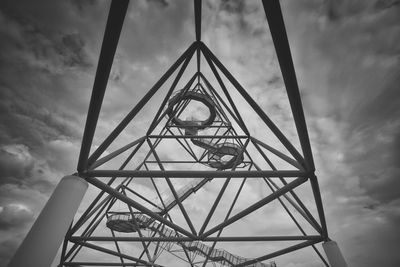 Low angle view of built structure against sky