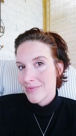 Portrait of young woman