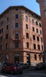 Low angle view of building against sky