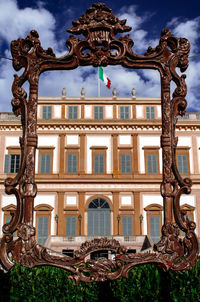 Low angle view of historical building