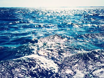 Full frame shot of sea against sky