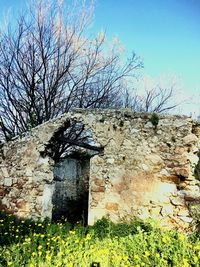 Exterior of old building