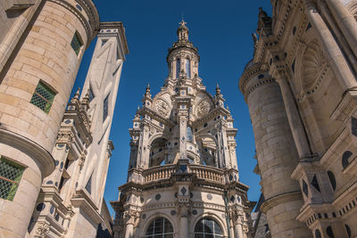 Low angle view of historic building