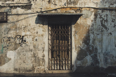 Exterior of old building