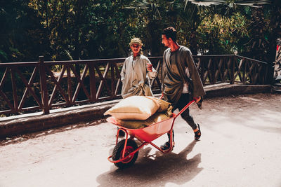People riding motorcycle