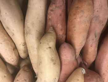 Full frame shot of carrots for sale